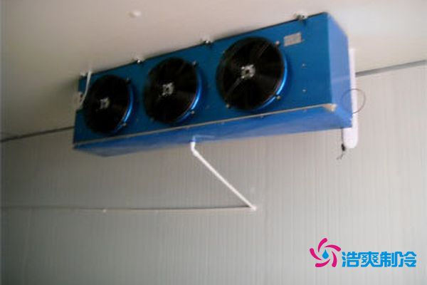 配送中心冷庫庫內風機安裝展示